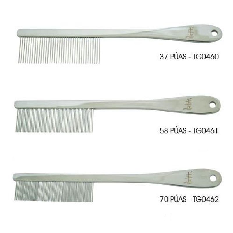 Professional Long Handled 37 Pins Medium Comb, Yento