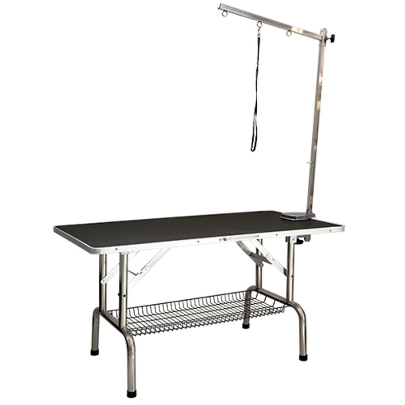 Sammenleggbart Bord for store raser Black 110 x 60 x 65 cm, Ibanez