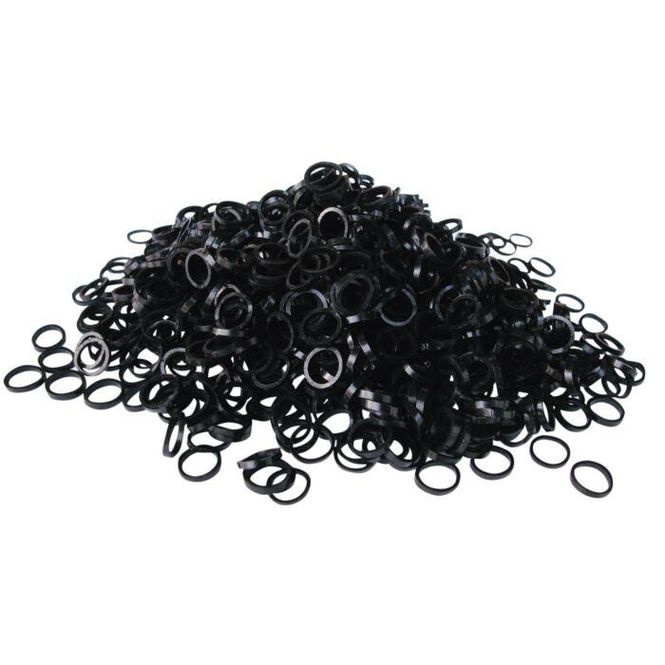 Hovedbilde Latex Bands Medium Black - 1000 pcs Top Knot ...